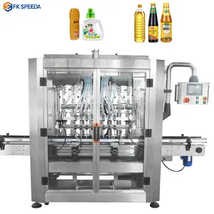Barbeque sauce filling machinery Automatic piston liquid filling machine for Daily chemical products factory