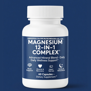 Complesso di Magnesio 12-in-1 700mg Glicinato Citrato Malato Ossido Taurato Aspartato Orotato Capsule - Supporto Immunitario e Memoria - Product Image 4