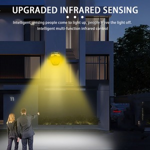 Nouvelle Lampe Murale Solaire Extérieure Étanche 2024 avec Lumière d'Avertissement et Détection de Mouvement pour Cour, Jardin et Villa - Product Image 4