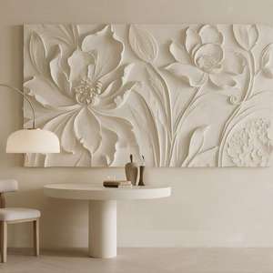 Изготовленный на заказ ручной работы натуральный песчаник пейзажная живопись рельеф 3D Художественная роспись мрамор рельеф - Product Image 3