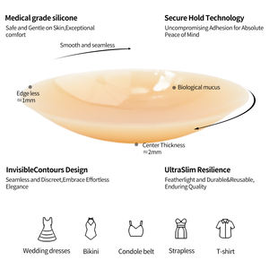 Matte <span class=keywords><strong>Silicone</strong></span> Pasties Reutilizáveis Peito Pétalas Adesivo Invisível Sexy Peito Mamilo Capa Coração Flor para Decoração Swimwear - Product Image 6