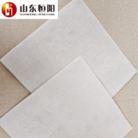 Géotextiles non tissés aiguilletés à fibres courtes de 100G-1200G utilisés pour la construction routière et la séparation des sols.