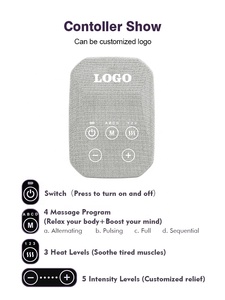 Masajeador de Piernas por Compresión de Aire Caliente con Controlador Desmontable para Pies, Pantorrillas, Rodillas y Muslos, para la Circulación, Recuperación y Terapia - Product Image 4