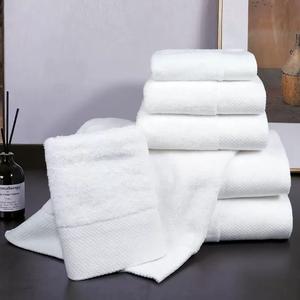 Wholesale Hotel Luxury <b>Bath</b> <b>Set</b> 100% Cotton Face <b>Towels</b> Cotton Hand <b>Towels</b> Hotel Luxury Plush Hospitality <b>Towels</b> Quick Dry <b>Bath</b> - Product Image 1