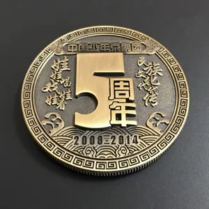निर्माता कस्टम व्यक्तिगत 3D सोने धातु चुनौती सिक्का रजत मढ़वाया संग्रहणीय सिक्का