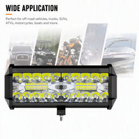 Ampoules LED TCYATO pour voitures, éclairage de travail pour voiture, véhicule tout-terrain et moto, phare de conduite modifié pour pare-chocs avant