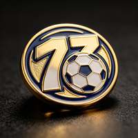 Premium Maßgefertigte Fußball-Metall-Anstecknadeln Hartemaille-Abzeichen Direktvertrieb OEM Logo-Pins Sportevent-Souvenir-Geschenke Antik