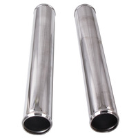 Manguera de tubería de aluminio Universal de 2,5 pulgadas + Kit de Intercooler Turbo de 550x180x64, bricolaje