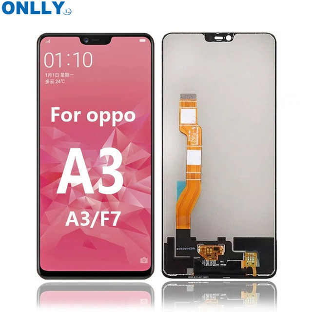 Original Display for Oppo A3 F7 Lcd With Frame 6.23\" for Oppo F7 Cph1819 Cph1821 A3 Cph1837 Display Touch Screen Assembly