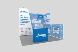 Tùy chỉnh 10x10 căng thẳng vải Modular nhôm triển lãm Thiết kế Booth-3D Dễ dàng lắp ráp sử dụng trong nhà cho triển lãm thương mại - Product Image 3