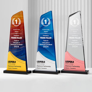 Vente en gros Entreprise Récompenses Sablé Cristal Verre Aviation <span class=keywords><strong>Aluminium</strong></span> Trophées Plaques Gravé Couleurs Dessins Imprimés - Product Image 4