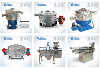 Machine de tamisage vibratoire à moteur en acier inoxydable haute performance pour poudre alimentaire et assaisonnement au piment