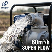 Moteur à essence 13HP pour pompe à eau 188F WP30 WP40 OHV 4 temps refroidi par air à arbre horizontal