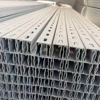 Profilés en acier galvanisé à chaud pour supports de panneaux solaires extérieurs