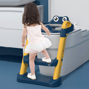 Nouvel arrivage : Siège de toilette pliable pour tout-petits avec échelle, toilette amusante en forme de jouet pour l'apprentissage de la propreté des enfants - Product Image 1