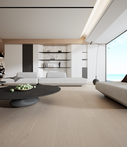 ACOGEDOR <span class=keywords><strong>Suelo</strong></span> de ingeniería de roble blanco A2 Contemporáneo <span class=keywords><strong>Flotante</strong></span> Click Villas Sala de estar Comedor Cocina Interior liso - Product Image 6