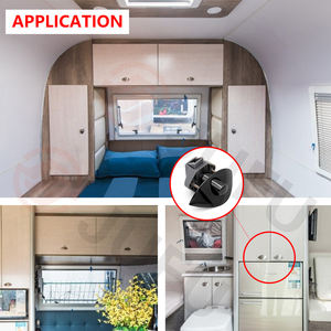 מוטורהום קרוון רהיטים מנעול קרוון RV ארון חצי ירח ארון לדחוף כפתור - Product Image 6