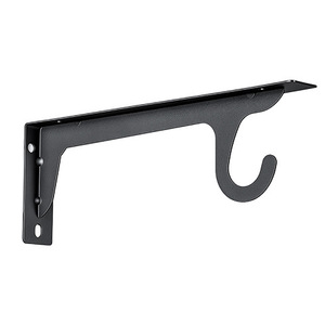 Heavy Duty Clothes Rod <b>Bracket</b> Cold Rolled Steel Wall Mount Wardrobe Hardware Triangular Support Standard 90 Degree Hydraulic - Product Image 2