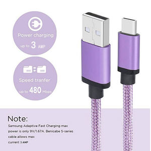 Cable USB Tipo C de Carga Rápida 3A, Cable de Transferencia de Datos USB A a USB C 2.0 para Teléfono Móvil, Muestras OEM/ODM LUNG KAY - Product Image 3