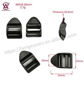 벨트 배낭 캠핑 가방 용 플라스틱 스트랩 조절기 사다리 잠금 25mm 1 인치 장력 버클 - Product Image 5