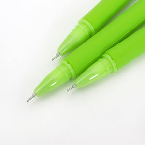 O & Q Promotie Schattige Haarbal Gel Inktpen 0.5Mm Zwart Blauw Milieuvriendelijk Rubber Materiaal Briefpapier Pen Als Kerstcadeau - Product Image 5