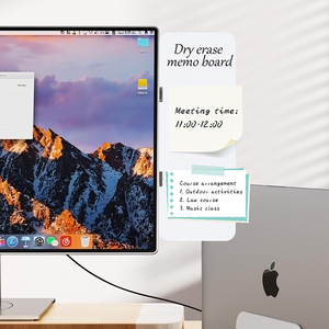 <span class=keywords><strong>Tableau</strong></span> <span class=keywords><strong>blanc</strong></span> multifonction effaçable à sec magnétique Accessoires de bureau Panneau latéral Moniteur <span class=keywords><strong>Tableau</strong></span> mémo <span class=keywords><strong>blanc</strong></span> - Product Image 4