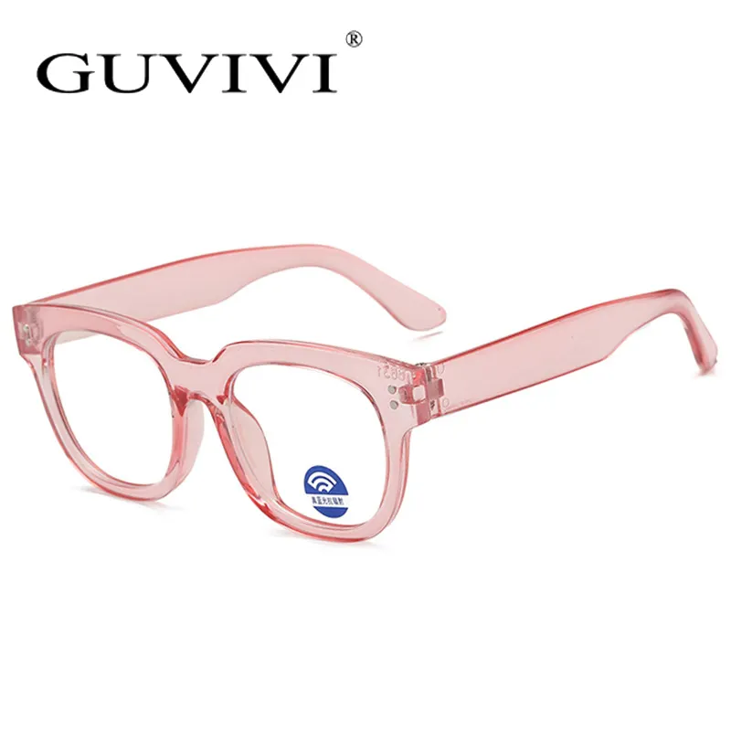 GUVIVI şeffaf çocuk anti-mavi gözlük anti mavi ışık çocuk güneş gözlüğü özel logolu güneş gözlükleri optik