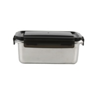 Boîte à lunch en acier inoxydable 316L étanche personnalisée avec logo de haute qualité Récipient alimentaire durable en métal de qualité alimentaire avec couvercle