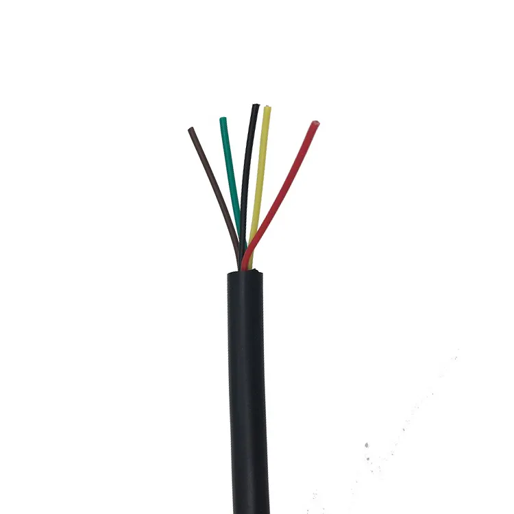 UL2725 multi core PVC insulation PVC jacket braid shielded 80 degree 90 degree cable wire