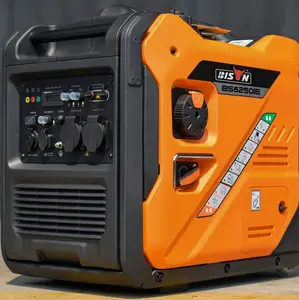 Generator Daya Inverter 5000W 5KW 5500W Generator Daya Terukur Diesel Fase Tunggal