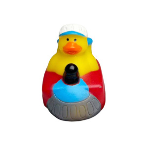 Pato de goma flotante de seguridad con control remoto de 2 pulgadas, personalizado al por mayor, para baño, de vinilo, con sonido, para bañera, a granel - Product Image 6