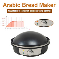 Crêpière Électrique Arabe Portable 1800W en Aluminium Ronde Gursaan pour Usage Domestique et Hôtelier