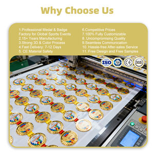 Metall handwerk aus China City Landmark Marathon Medaillen Custom Design Marathon Medaille Hersteller - Product Image 4