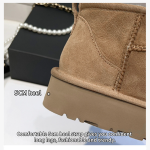 Stivali da <span class=keywords><strong>neve</strong></span> classici da <span class=keywords><strong>donna</strong></span> con Logo Designer stivali da lavoro Ultra Mini da uomo stivaletti invernali <span class=keywords><strong>scarpe</strong></span> pantofola - Product Image 4