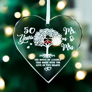 Ornamenti Natalizi in Cristallo a Forma di Cuore di Alta Qualità, Incisione e Stampa Personalizzate, <span class=keywords><strong>Regalo</strong></span> di Nozze, Vendita all'Ingrosso - Product Image 1