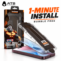 Pelindung Layar Kaca Tempered Grosir untuk iPhone 18 Pro, Kit Pemasangan Mudah untuk Samsung Galaxy S26 S25 Ultra Full Cover