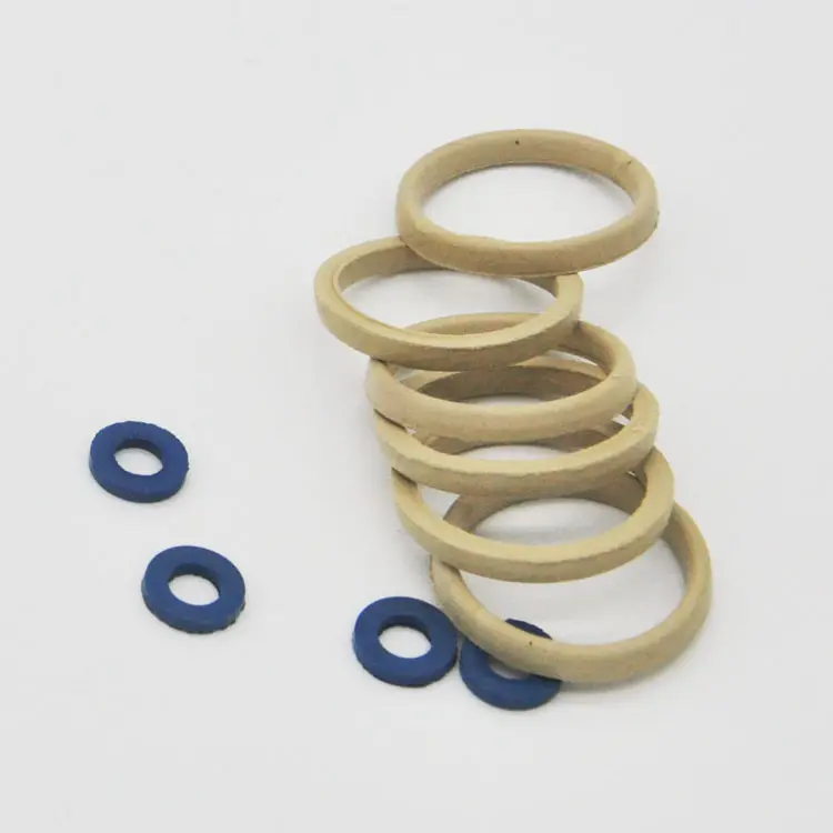 Anillo de silicona para fabricación de moldes de calor, sello de goma de silicona sólida y anillo de protección emi, anillo de silicona conductora azul o beige