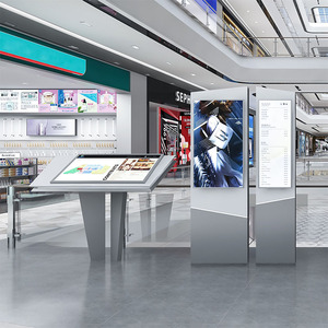 Tầng thường vụ Android <span class=keywords><strong>kiosk</strong></span> màn hình cảm ứng kỹ thuật số <span class=keywords><strong>kiosk</strong></span> ngang freestanding kỹ thuật số <span class=keywords><strong>kiosk</strong></span> đứng 55 inch - Product Image 5