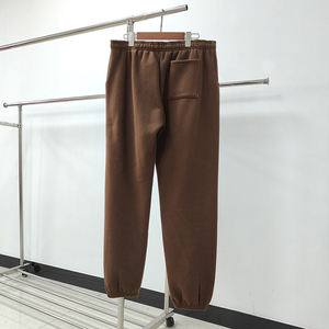 男士冬季嘻哈加厚运动裤休闲宽松货物慢跑者松紧腰100% 棉喇叭裤设计外贸 - Product Image 4