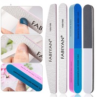 Kit complet d'outils de manucure, brosses à ongles, bandes de polissage, décorations pour ongles, fournitures de soins des ongles de base pour débutants