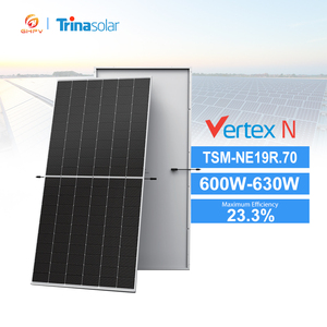Trina <strong>Solar</strong> <strong>Panel</strong> N Type 600 <strong>Watt</strong> 600W 605W 610W 615W <strong>Solar</strong> <strong>Panels</strong> Anti-Dust Pv Module 620W 625W 630W Pv <strong>Panel</strong> - Product Image 1