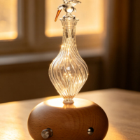 Diffuseur d'arômes à commande tactile avec bouton rotatif pour table, 25 ml, machine à huiles essentielles nébulisante