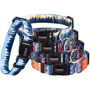 <span class=keywords><strong>Collar</strong></span> de perro al por mayor Bohemia Floral Tribal patrones geométricos suave estilo étnico personalizado ajustable para pequeño mediano grande - Product Image 1