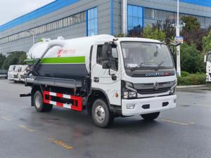 RHD Dongfeng 10m³ Fecal <b>Suction</b> Truck, 2 Axle Manual Gearbox, Professional for Sewage & Septic Tank Cleaning in Zimbabwe - Product Image 2