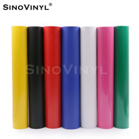 Rollo de Vinilo de PVC para Plotter de Corte, Material para Carteles de Exterior de 24 y 48 Pulgadas, Color Puro Brillante o Mate, Adhesivo Permanente