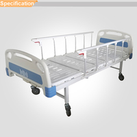 Lit d'hôpital manuel deux fonctions, fabricant chinois à bas prix, lit d'hôpital, KJT202
