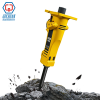 Marteau briseur hydraulique Guchuan pour micro-excavatrice, modèles SB 152, SB 202, SB 302, Atlas Hydrolic, pour pierre et roche