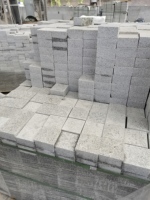 Prix de gros d'usine de haute qualité G603 blanc gris granit Cube pavé cercle pavé allée pavé pierres granit