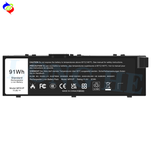 Batterie pour ordinateur portable Factory Direct MFKVP 91Wh 11.4V pour <span class=keywords><strong>Dell</strong></span> Precision <span class=keywords><strong>7710</strong></span>/7510/M7710 - Product Image 1