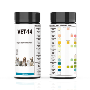 Cat & Dog nước tiểu kiểm tra Strips 14 tham số 100ct, bệnh tiểu đường thử nghiệm, máu Ketone thử nghiệm uti Kit kiểm tra glucose Nitrite - Product Image 2